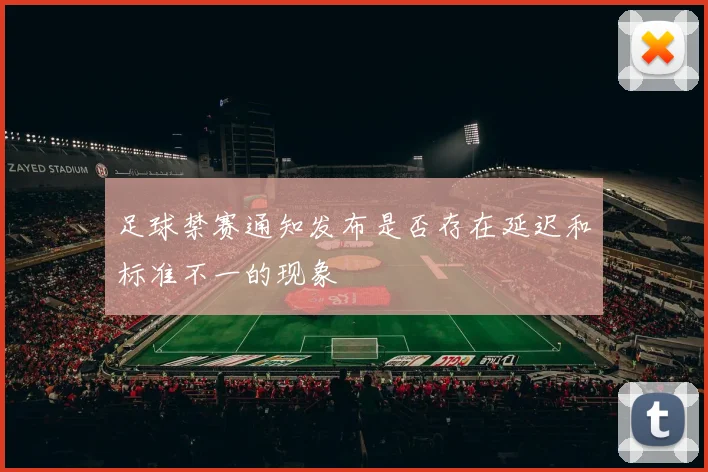 足球禁赛通知发布是否存在延迟和标准不一的现象